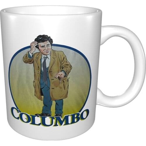 Colombo Columbo Peter Falk The Chevy Mystery Show Mug Coffee Cup Coffee Mug Creative Kitchen Mugs Matte Pumpkin