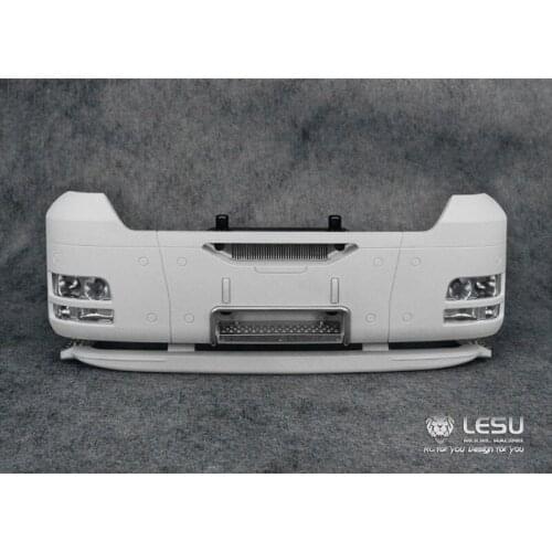 Lesu Upgraded Metal Lower Front Bumper for 1/14 RC Truck MAN TGX Dumper Car TH02264