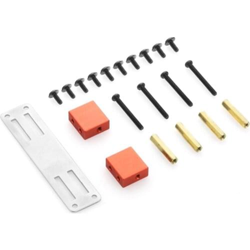 Metal Servo Fixed Mount Bracket Kit for WPL B14 B16 B36 C24 C34 1/16 RC Truck Car Upgrade Parts Accessories