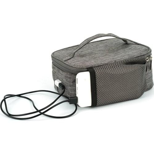 Heating USB Portable 12V Insulated Carry Bag Personal Car Food Warmer for Prepared Meals Reheating Food Heater Warmer Lunch Bag