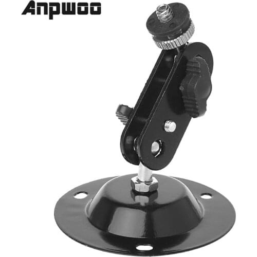 ANPWOO Wall Mount Bracket Monitor Holder Security Rotary CCTV Surveillance Camera Stand