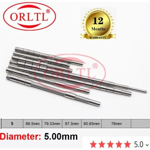 ORLTL New Common Rail Injector Control Valve Rod for DENSO Diameter 5.00 mm + length