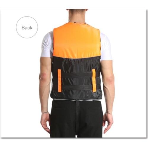 Professional Life Jacket Buoyancy Swimming Life Jacket Fishing Snorkeling Drifting Swimsuit With Reflective Strips Equipment