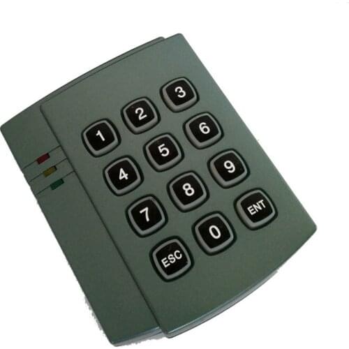 Rfid access pin reader, proximity Keypad em/ID card reader with wiegand26/34 output, for Access Control sn:08F-ID,min:5pcs