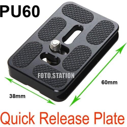 Tripod Monopod Quick Release Plate PU-60 60cm for Benro ball head Arca Swiss Compatible PU60