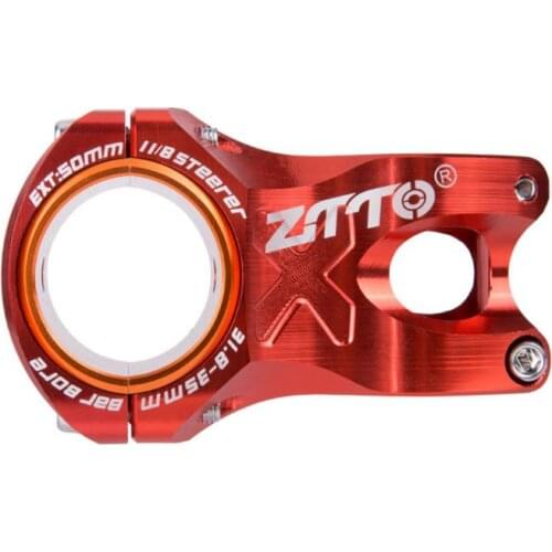 MTB 50mm Stem CNC 35mm 31.8mm Handlebar Bicycle ultralight 0 Degree Rise DH AM Stem Enduro 28.6mm Steerer Mountain Bike New 7