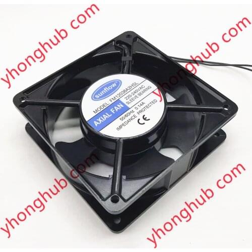 Sunflow FM12038A2HSL Server Cooling Fan AC 220V 0.14A 120x120x38mm
