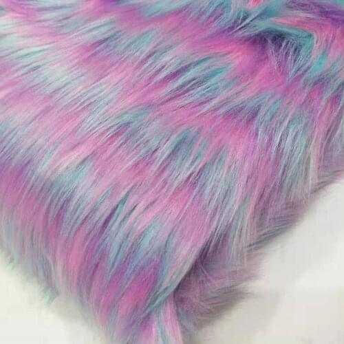 40x60cm Jacquard Rainbow Stripe Plush Fabric For DIY Sewing Clothing Doll Home Textiles Materials Supplies