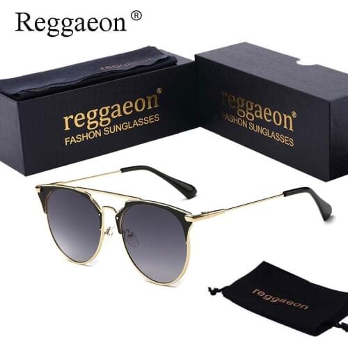 2020 reggaeon Luxury Cat Eye Sunglasses Women or menBrand Designer Sun Glasses d Female Ladies Sunglasses Vintage metal frame