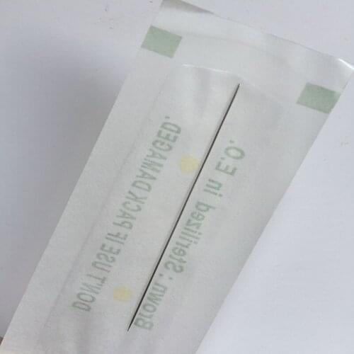 Disposable Sterilized Professional 100pcs Tattoo Needles 1RL For Tattoo Eyebrow Pen Machine Permanent Makeup machine 0.35x50mm