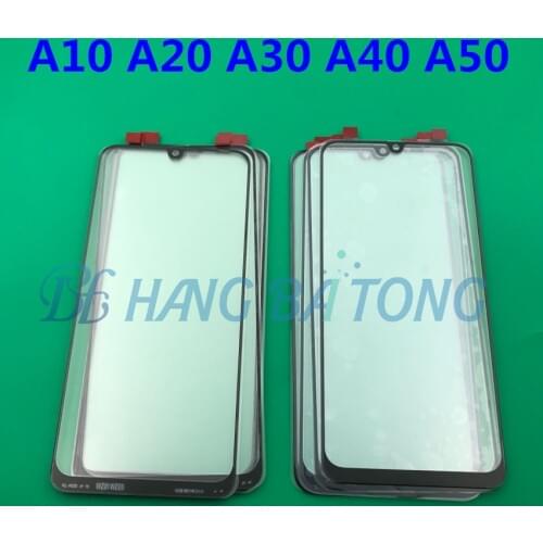100pcs Original Front Panel Sensor LCD Display Glass Cover Lens For SAMSUNG Galaxy A10 A20 A30 A40 A50 A60 A70 A80 A90 2019