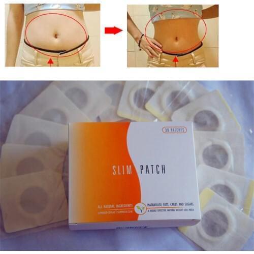 30pcs Slim Patch Stomach Fat Burning Stick Weight Loss Burn Fat Anti Cellulite Cream Parches Abdomen Parches Body Lift Tools