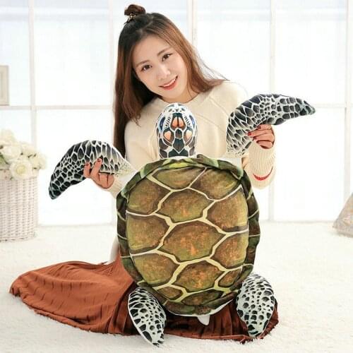 40-60cm 2018 New Style summer sea Tortoise plush toys stuffed soft PP Cotton pillow Cushion Turtle doll Christmas present kids