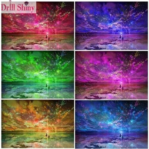 5D DIY Full square Diamond Painting Mosaic pattern Love sky 3D Diamond Embroidery Cross Stitch kits Rhinestone home decor gift