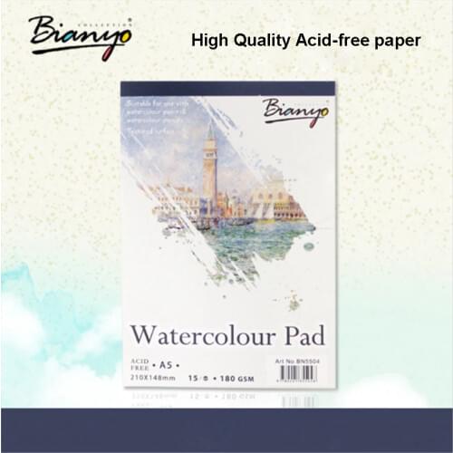 Watercolor Paper A3/A4/A5 Hand Painted Drawing Diary Sketch Book Creative Stationery For School Watercolor Pad Art Supplies