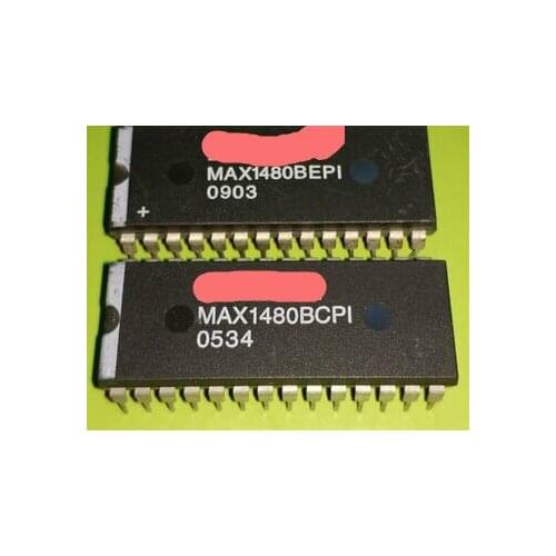 Free shipping 2PCS/LOT IC new original MAX1480BEPI MAX1480 DIP28 IN STOCK