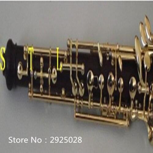 Great ebony concert semiautomatic oboe,gold-plating C key Free Shipping