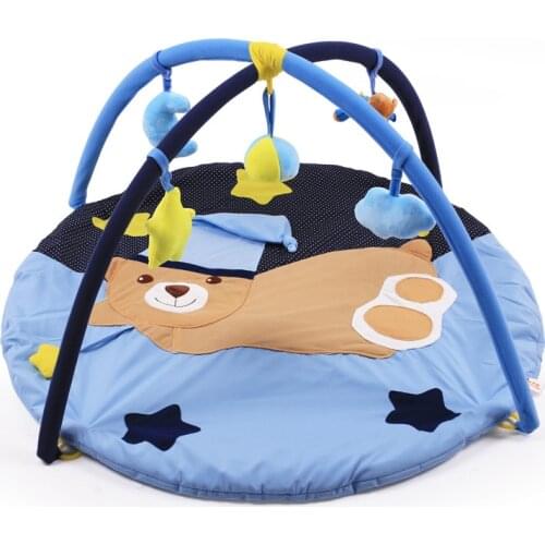 Toys for Children Real soft baby playpen Soft Baby Game Fence Crawl Hurdle with 5pcs Hanging Bells Gift Activity Gear brinquedos