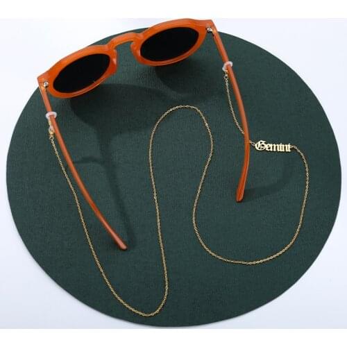 Customized Name Stainless Steel Glasses Chain For Women Sunglasses Straps Lanyard Custom Name Mask Chain Personalized Jewelry