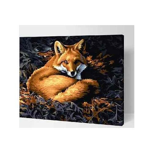 Paint By Number DIY Digital Oil Painting 16"*20" Home Decor - Silver Fox