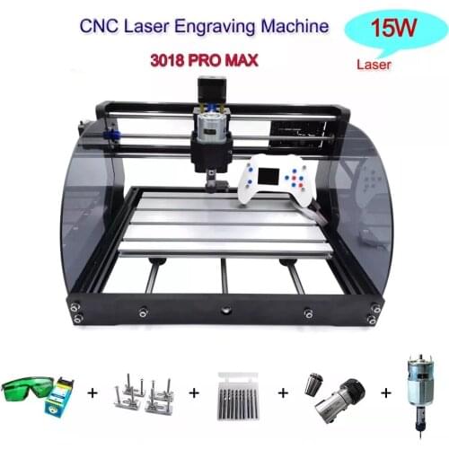 CNC 3018 Pro/Max Laser Engraver 3 Axis Laser Cutting Machine 60% Low Price Promotion Hot Sale Laser Offline CNC Router Machine