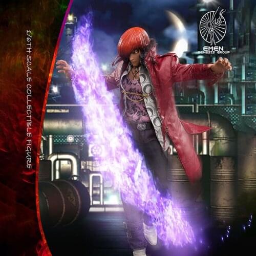 Genesis Emen 1/6 Scale Iori Yagami Model 12'' Action Figure Toys Full Set Doll for Fans Collection In Stock
