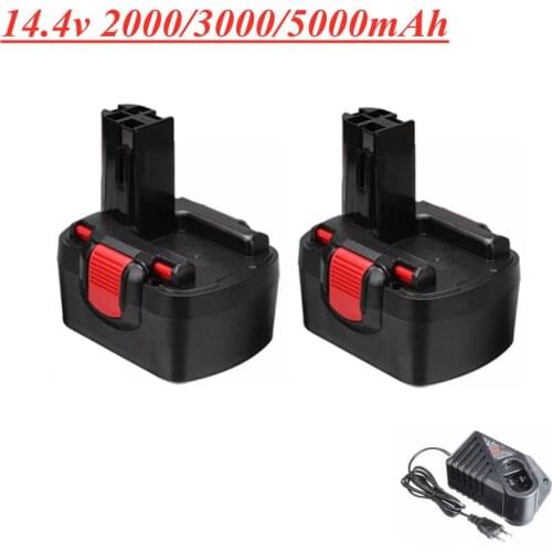 14.4V 2000mAh 3000mah 5000mah Ni-CD Battery for bosch 14.4V Battery BAT038 BAT040 BAT140 BAT159 BAT041 3660K NI-CD 2607335533