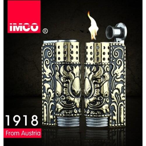 IMCO Original Lighter Refillable Kerosene Lighter Flint Grinding Wheel Cigarette Cigar Lighters Smoking Accessories Gift for Men
