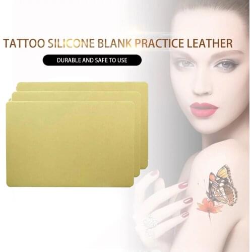 Professional Tattoo Practice Skin Blank Double Sides Tattoo Practice Fake Skin for Permanent Makeup Tattoo Supplies Beginner Use