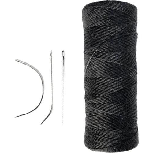 Pro Hair Track Weft Weave Sew Thread+Needle'J+I+C'For Clip In Extension Tool for Natural Hair,Ponytail,Hair Slice,Wigs