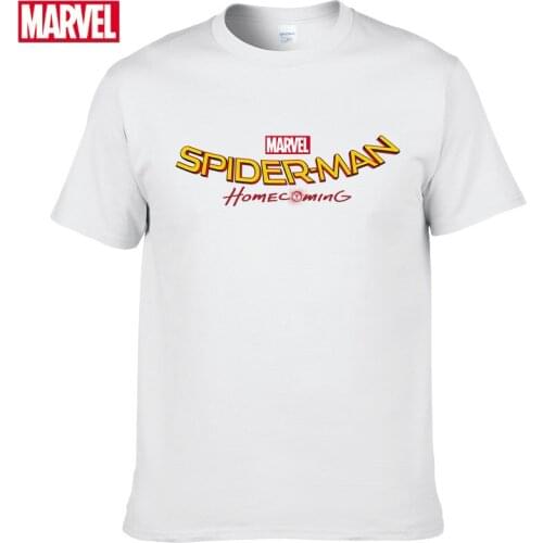 Marvel The Avengers Spider Man t shirt Comfortable Breathable 100% cotton Fashion clothes for teens Summer Tops t-shirts man #94