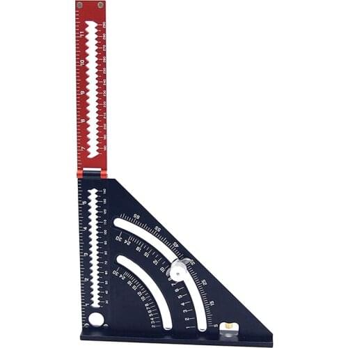 Folding Triple-cornered Ruler Carpenter Speed Layout Tool Multi-Angle Measurement Multifunctional Woodworking Tools