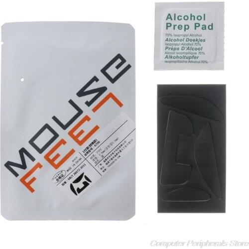 1 Set 0.6mm Thickness Replace Curve Edge Mouse Feet Mouse Skates for logitech G700 G700S Mouse A22 21 Dropshipping