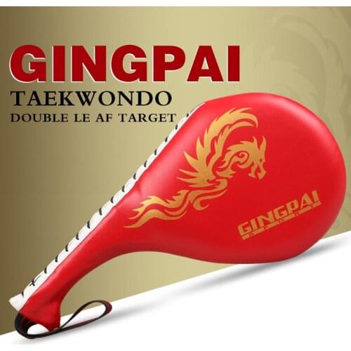 1pc Adult Children Taekwondo Target PU Double Kick Pad Karate Kickboxing Training Professional-grade Taekwondo hand Target