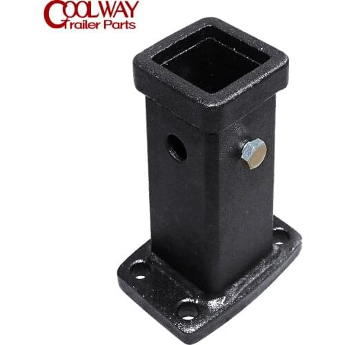 2 Inch Tow Bar Hitch Receiver Tube Bolt On Adapter 160mm Trailer Camper RV Parts Caravan Accessories