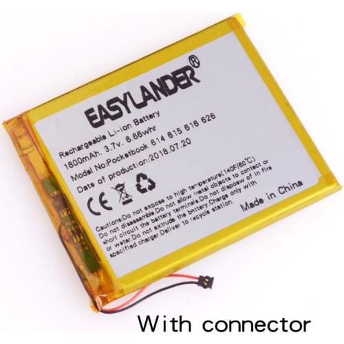 3.7V 1800mAh 4G-15 4K-19 Rechargeable battery For PocketBook 614 615 616 624 626 626 Pl For Digma E628 R657 R659 Battery