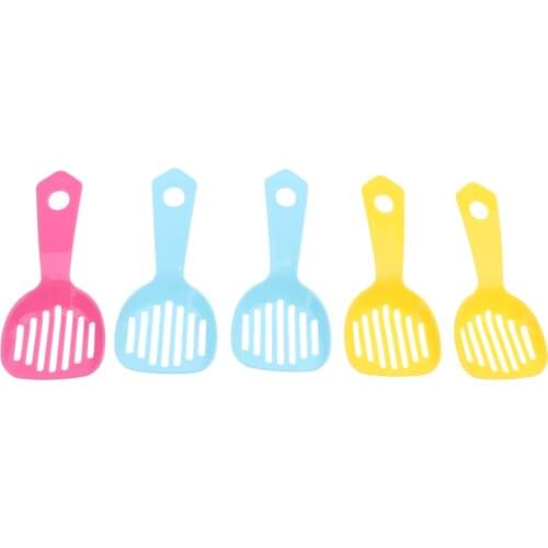 5x Hamster Gerbille Poop Scooper Poo Shovel Bath Sand Clean Shovel 10x4.5cm Easy to Clean
