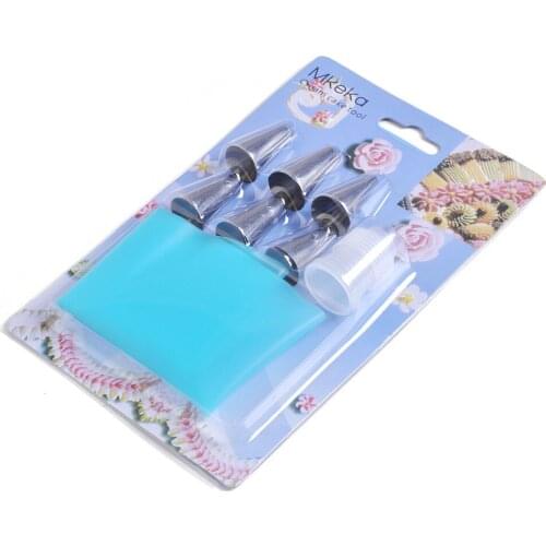 8 pcs/Set Stainless Steel Russian Tips Pastry Nozzles DIY Candy Baking Cake Cream Decorating Tools Fondant Cupcake Icing Piping