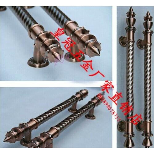 European style antique handles, luxury villas, wooden doors, handles, luxury Arcades Hotel, glass door handle 9651