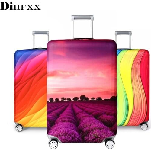 Trolley Case Suitcase Dust Cover Travel Accessories Elastic Fabric Luggage Protective Cover Suitable18-32 Inch DX-09