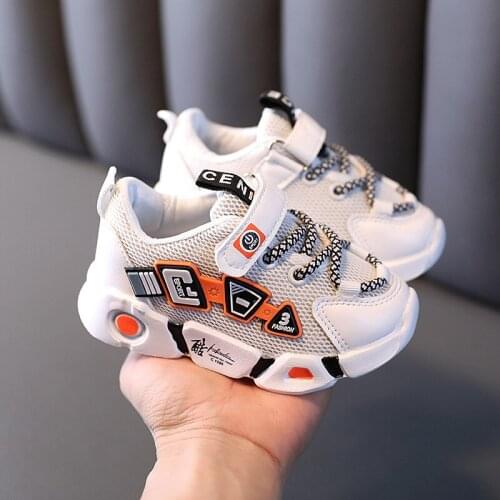 Childrens Shoes Spring and Autumn New Boy Baby Toddler Mesh Running Shoes Korean Cute Girls Sports Shoes Boys Shoes
