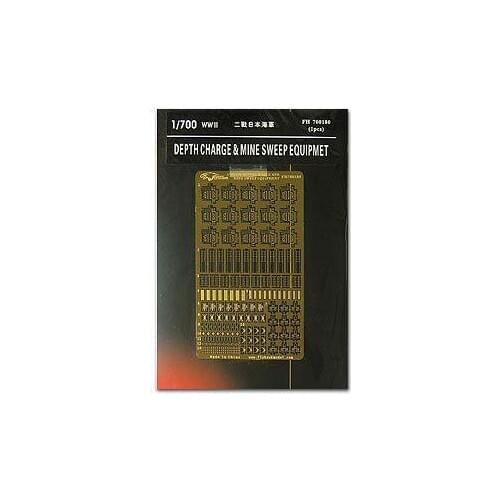 Flyhawk FH700180 Japanese Navy ship carries anti submarine deep shell and mine sweeping metal etch