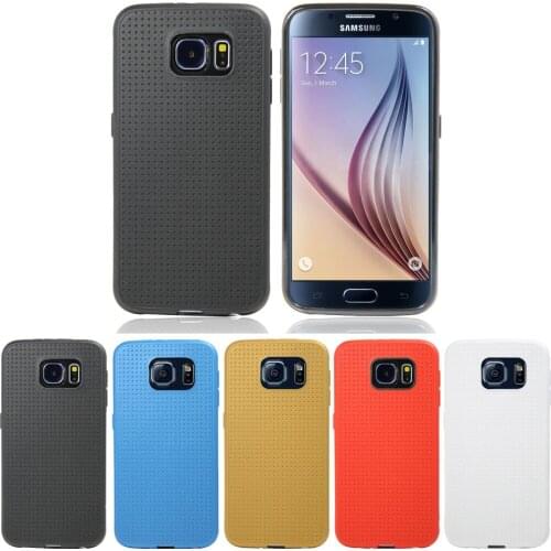 Hybrid Armor Shell Slim Fit Case GEL TPU Rubber Case Shockproof Protective Anti Slip Soft Skin Cover For Samsung Galaxy S6 G9200