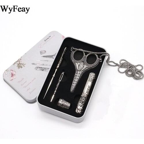 Retro Exquisite Vintage Scissors Handcraft Needlework Embroidery Scissors Sewing Supplies Fabric Scissors Cross Stitch Shears