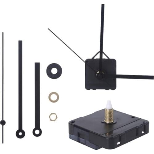 F2TE Classic Quartz Wall Clock Movement Mechanisms Battery Powered DIY Repair Parts Replacement with Hands