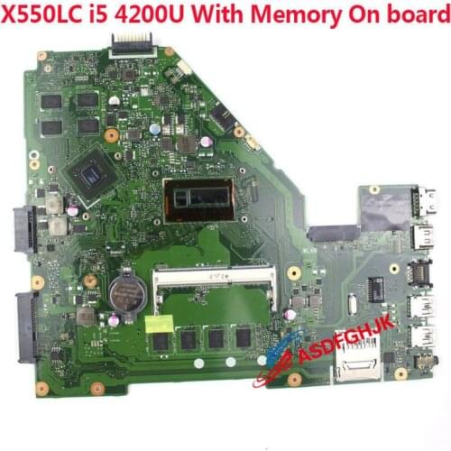 For ASUS X550LC Motherboard With i5-4200U 4GB RAM REV 2.0 GT 720M Mainboard 100% TESED OK