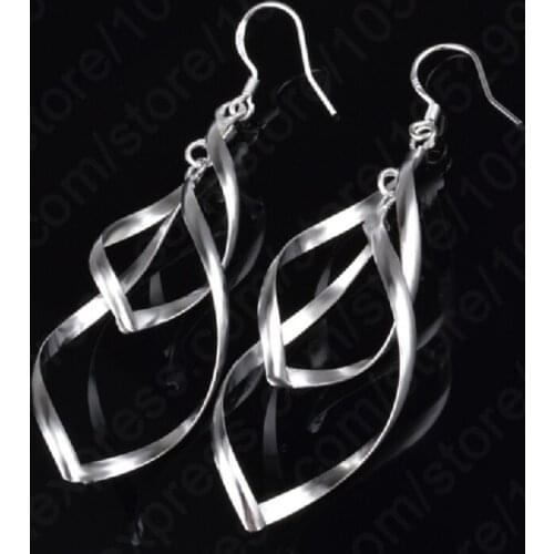 Newest Style Fashion Jewelry 925 Sterling Silver Drop Earring For Women High Quality
