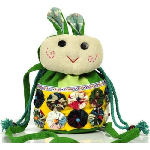 Cute animals series of oblique cross bag portable across amphibious animals rabbit bag souvenir bag package characteristics