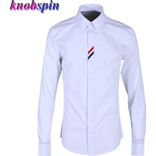 Simple Brand design men Shirt Slim Casual long sleeve Camisas masculina high quality Cotton male Dress Shirts Plus size Solid