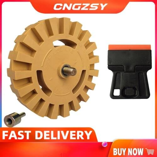 Ceramic Glass Oven Clean Razor Scraper Rubber Eraser Wheel For Car Sticker Decals Adhesive Paint Cleaning Glue Cleaner E22+E19